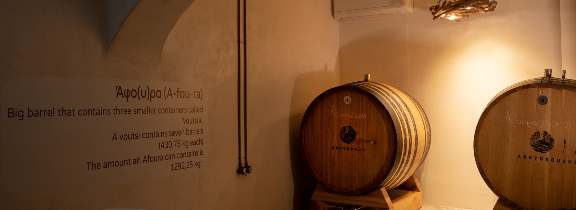 Anhydrous Winery in Santorini island by Avantis Estate